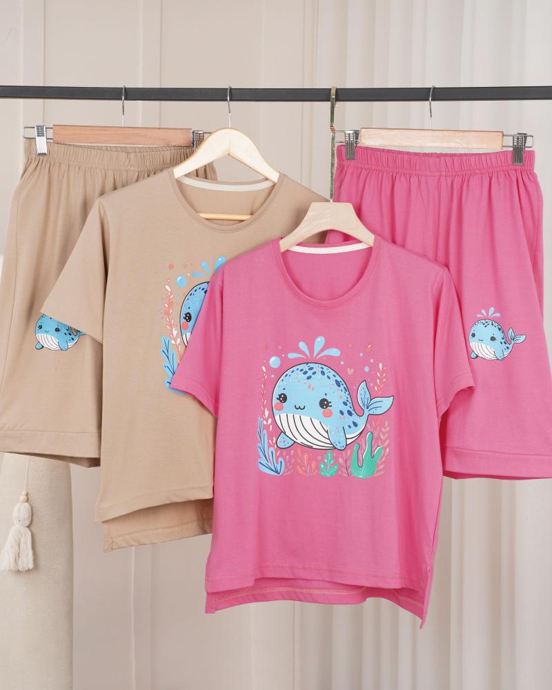 ست راحتی طرح نهنگ کد 27706