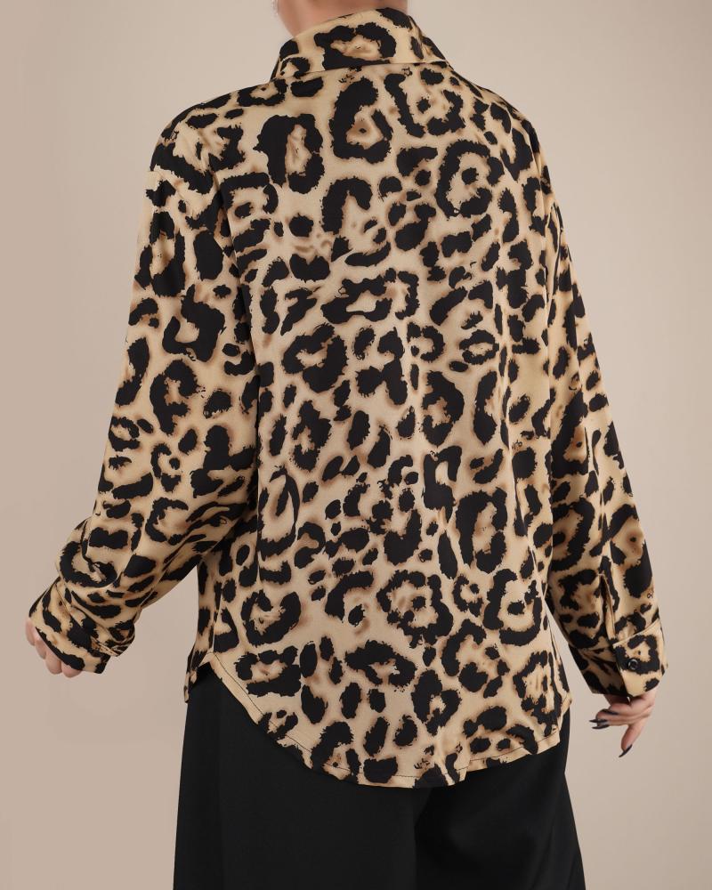 شومیز پلنگی میکس کد 27713