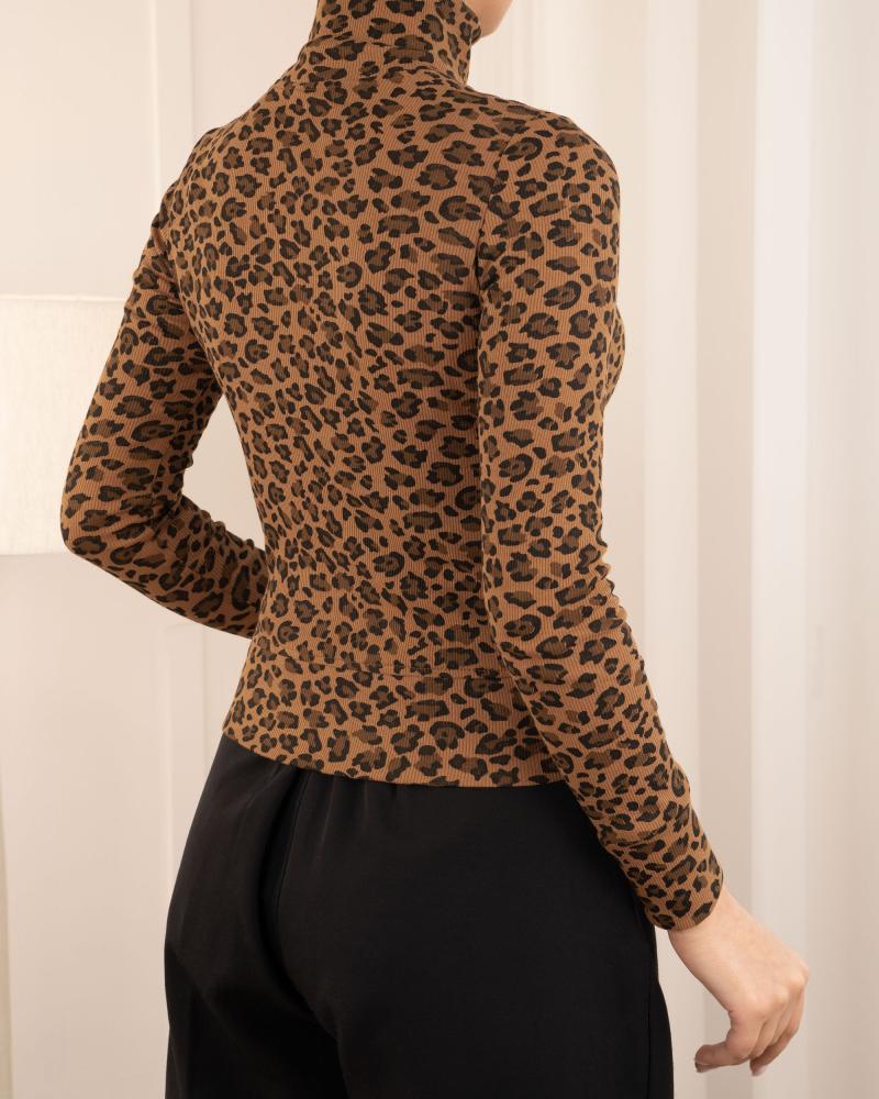 بلوز کبریتی پلنگی کد 26768