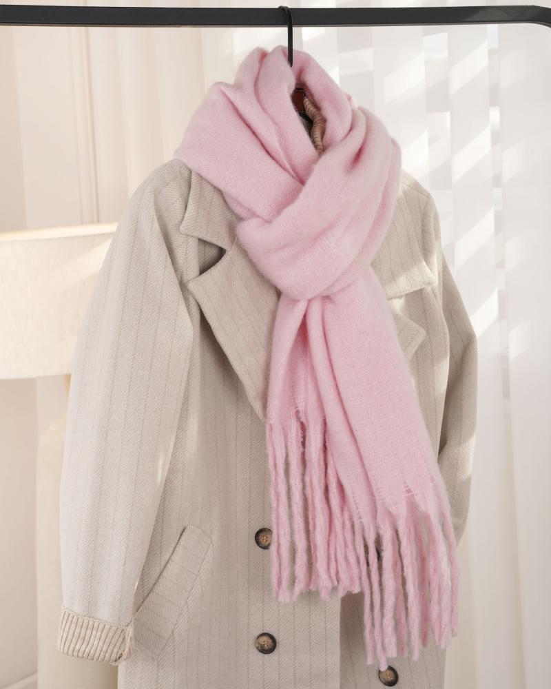 بیگ اسکارف موهر صورتی کد 25955