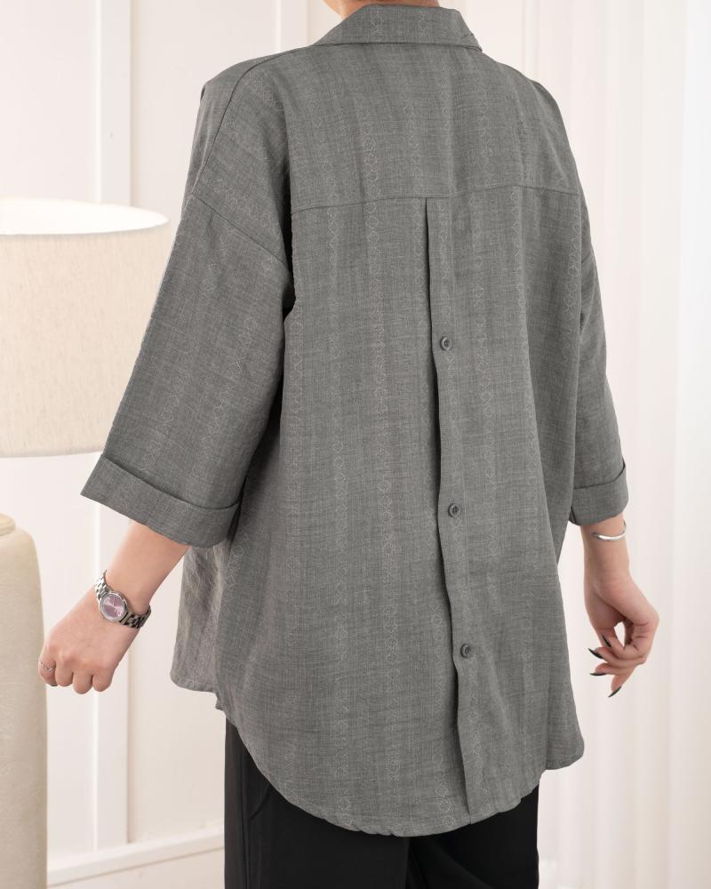 شومیز پشت دکمه شانتون کد 27725