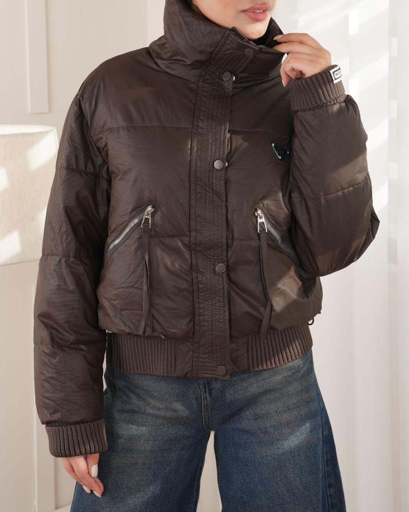 کاپشن یقه ایستاده کد 25948