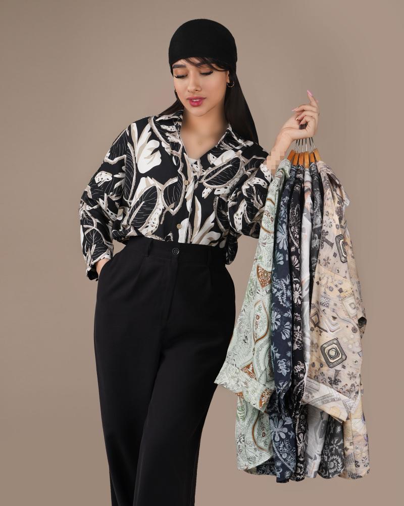 شومیز طرحدار ویکتوریا کد 29909