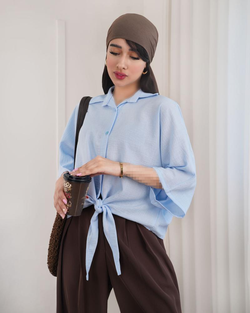 شومیز گره ای پالیزا کد 29918