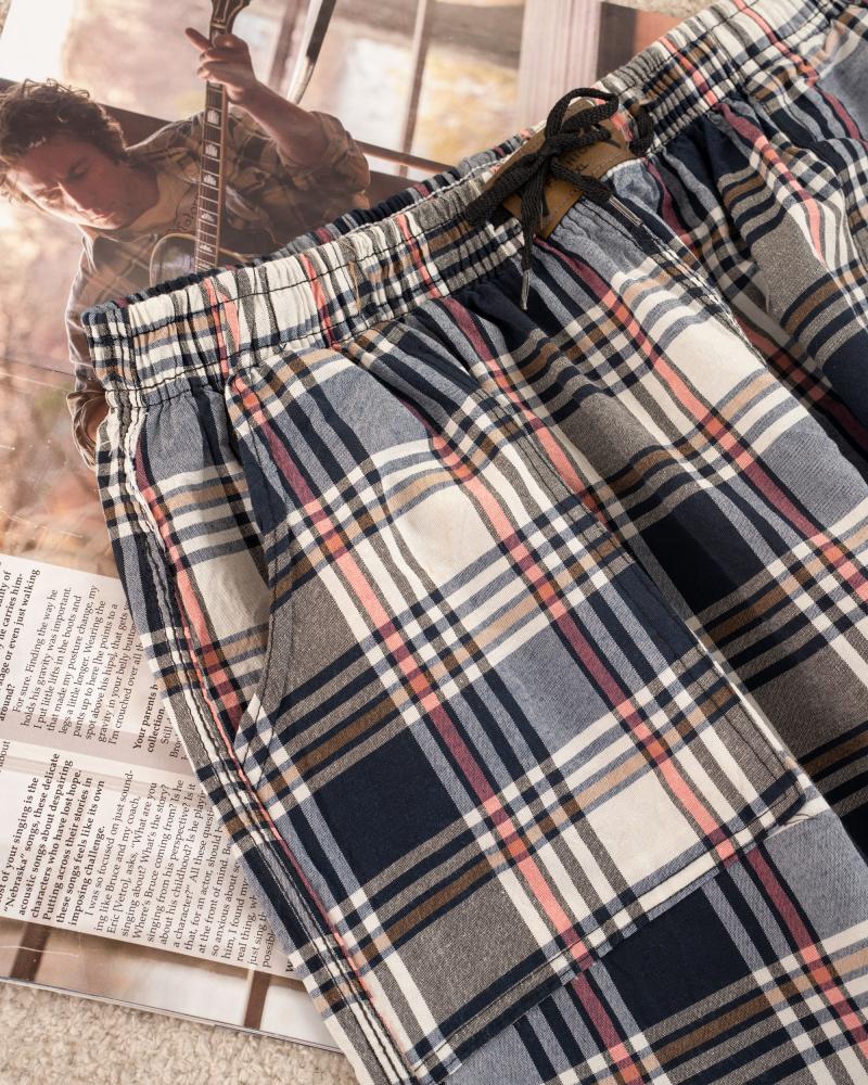 شلوار مردونه چهارخونه هیراد کد 26801