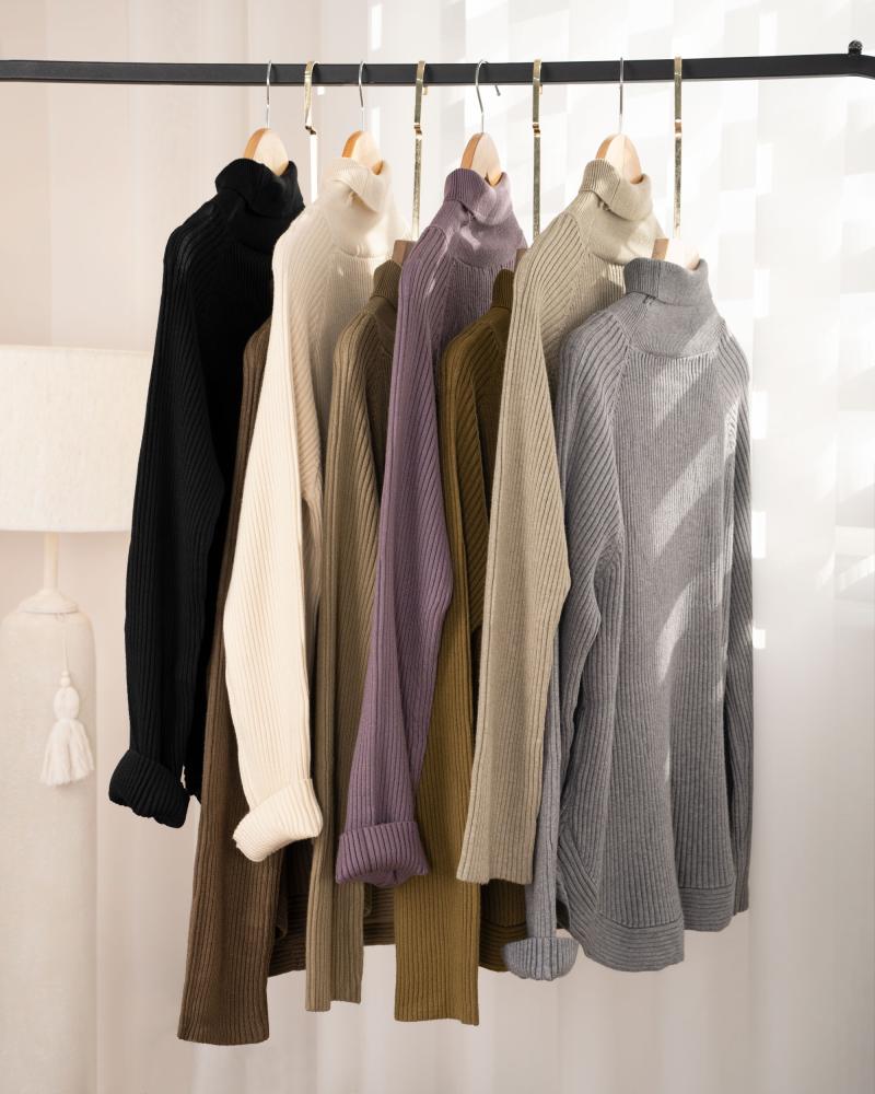 بافت ساده یقه اسکی کد 25967