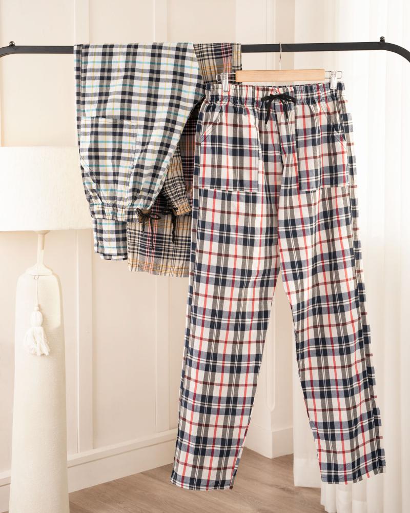 شلوار مردونه چهارخونه هیراد کد 26801