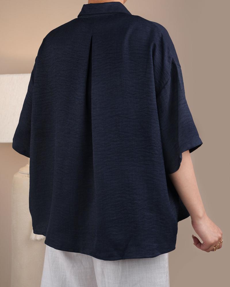 شومیز باکسی ساده سونیا کد 28806