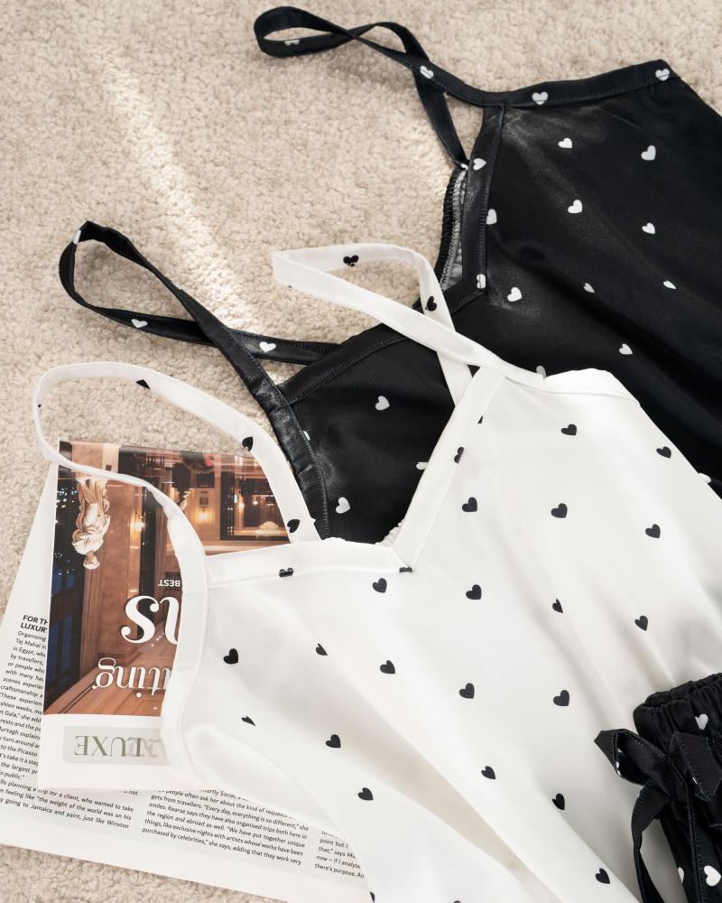 ست لباس خواب قلبی کد 26802