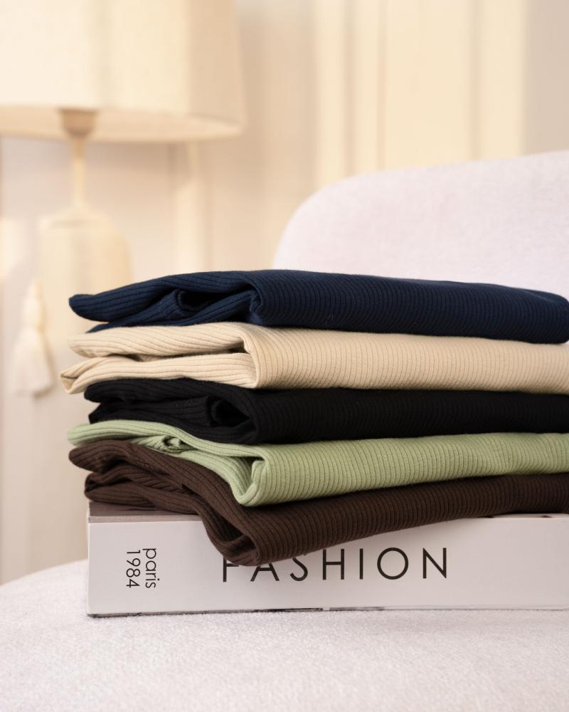 بلوز کبریتی یقه اسکی ساده کد 25986