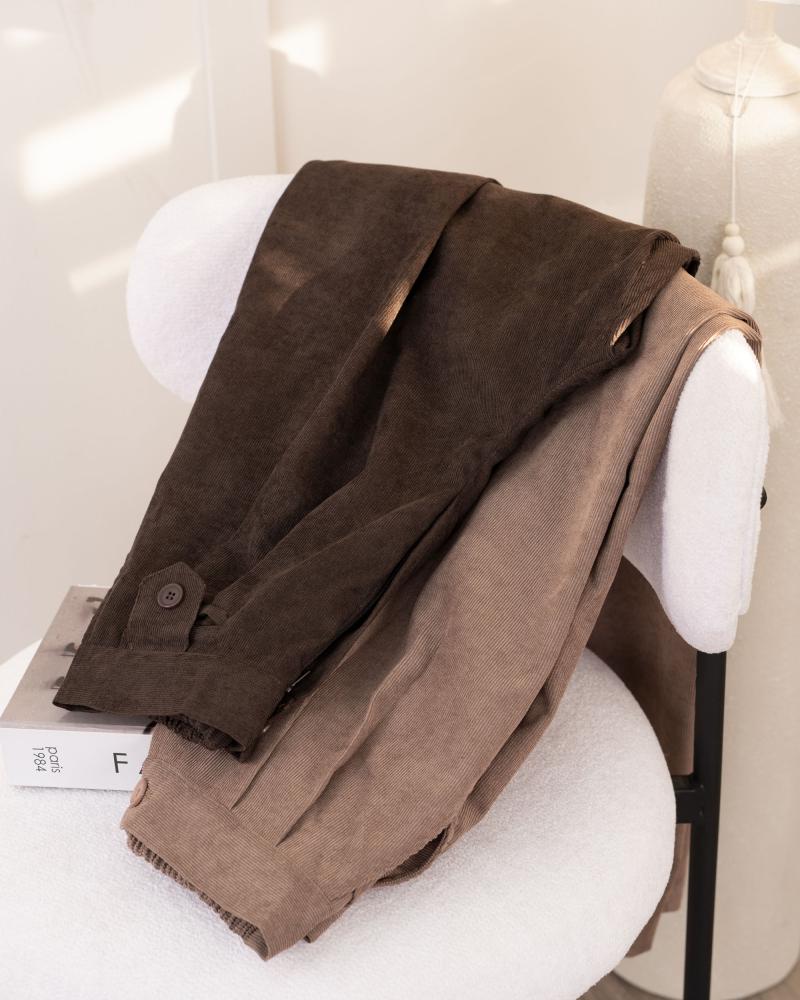 شلوار بگ ساده کبریتی کد 26004