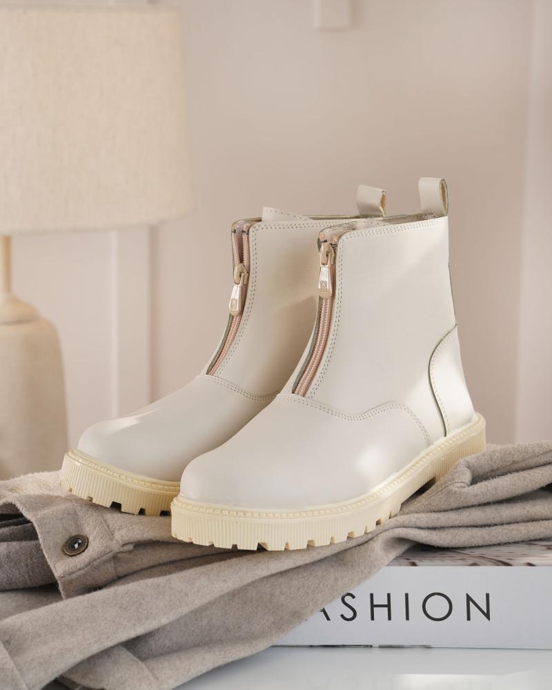 بوت ساده زنانه جلو زیپ کد 26007