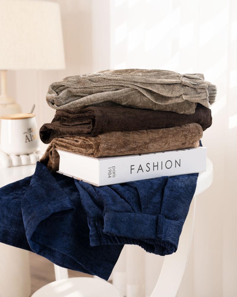 شلوار بگ مخمل کد 26017