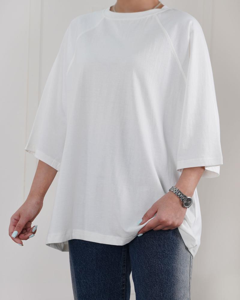 تیشرت باکسی ساده کد 23328