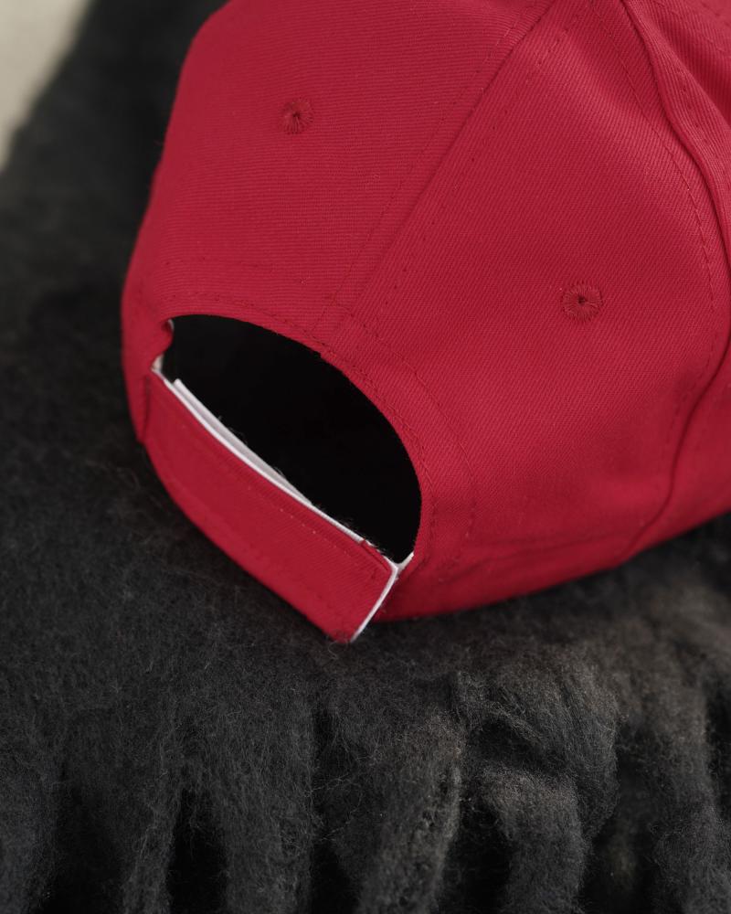 کلاه کتان قرمز کد 26871