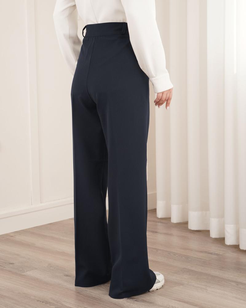 شلوار نیم بگ ساده کد 26877