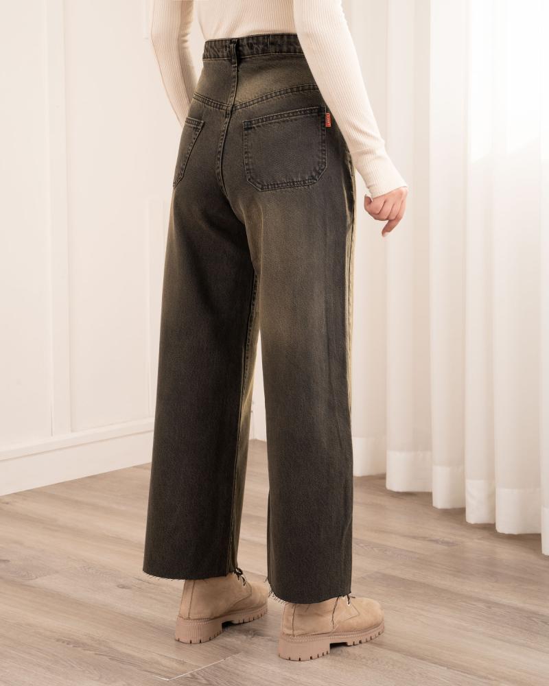 شلوار جین واید لگ همراز کد 40252