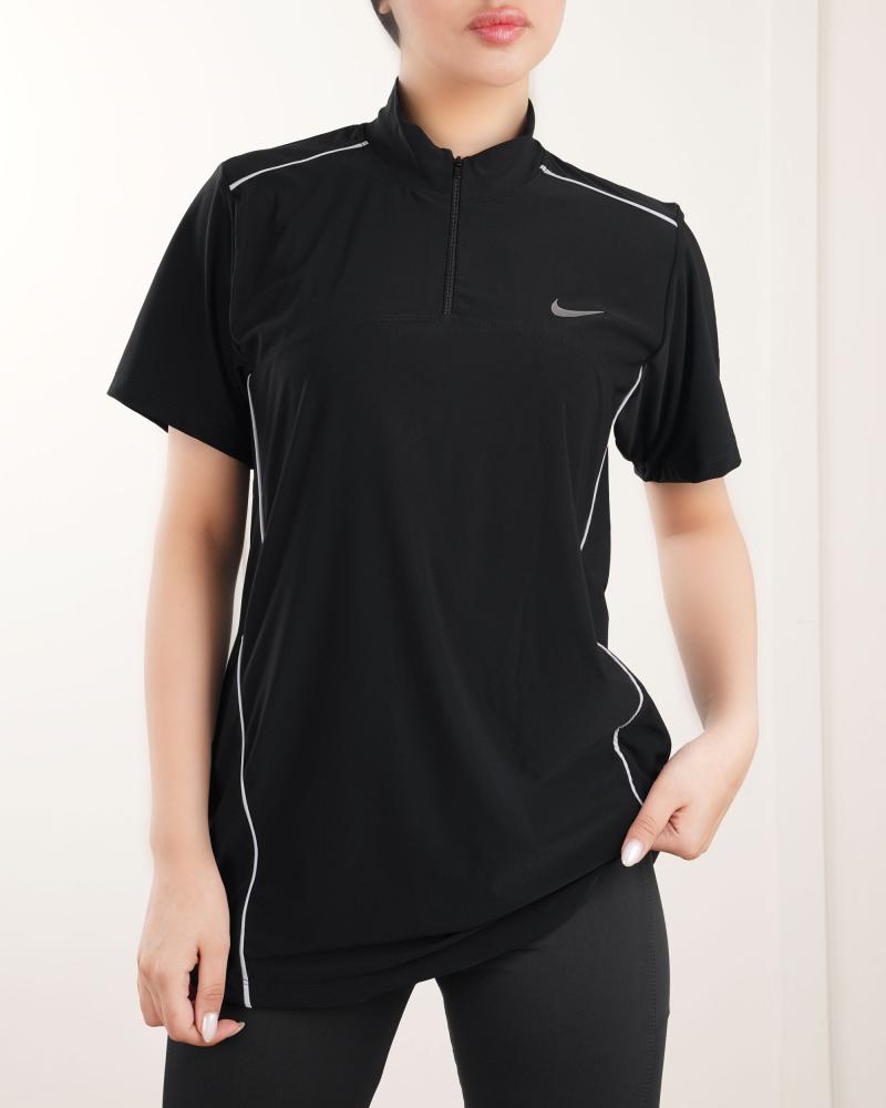 تیشرت ورزشی مشکی نایک کد 1239