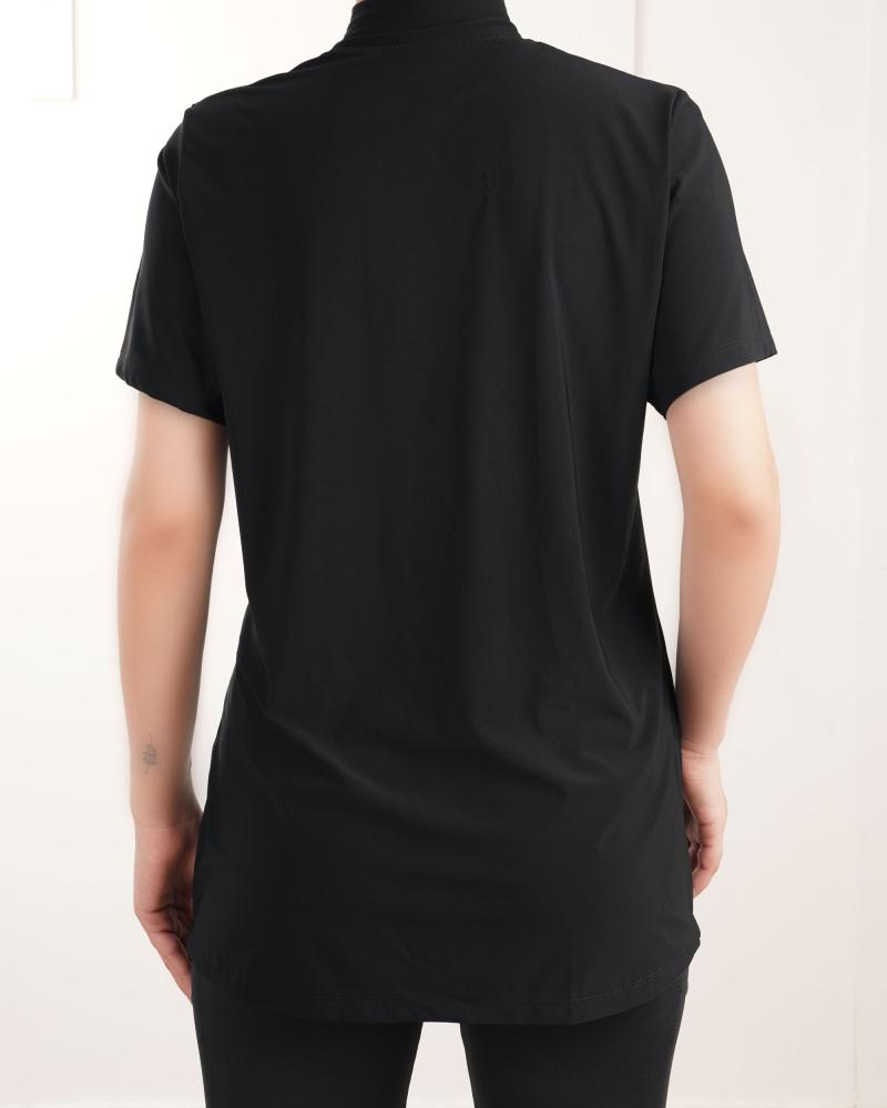 تیشرت ورزشی مشکی نایک کد 1239