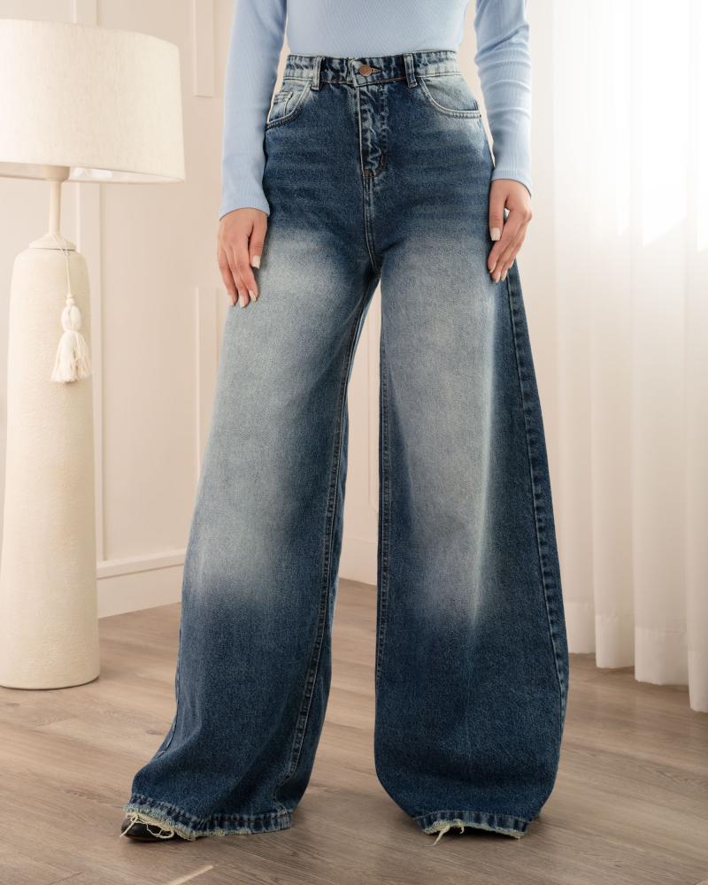 شلوار جین فول بگ دیانا کد 40269