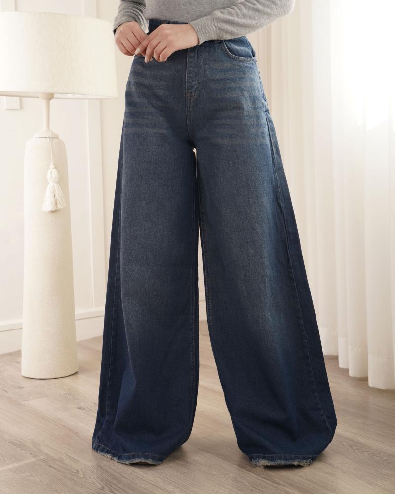 شلوار جین فول بگ خاطره کد 40270