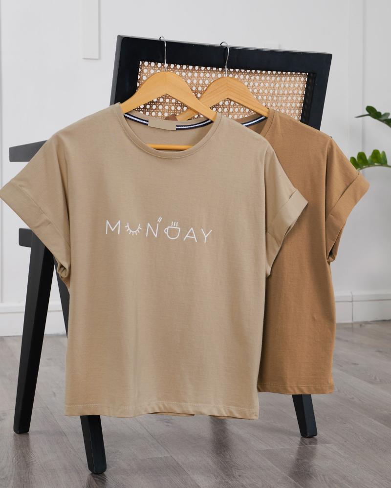 تیشرت کراپ Monday کد 23357