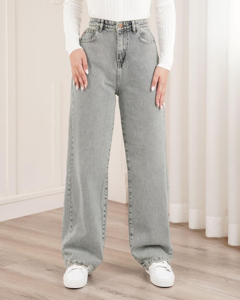 شلوار جین نیم بگ یارا کد 40356