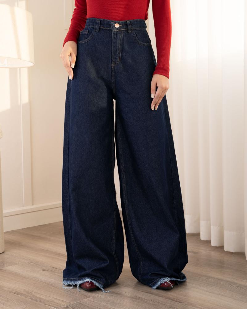 شلوار جین فول بگ بارانا کد 40271