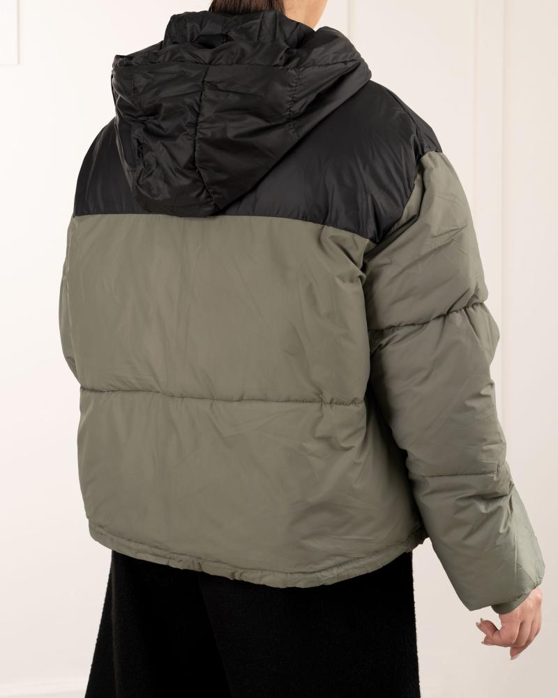 کاپشن کلاه دار ساده کد 26905