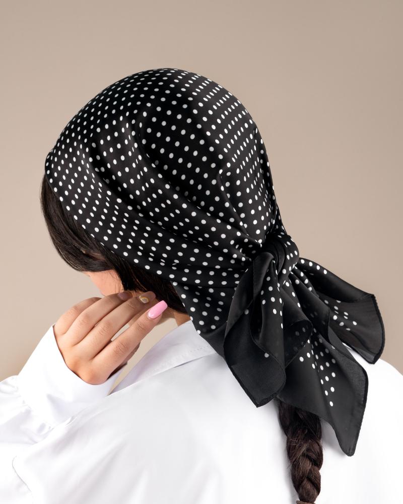 اسکارف خالدار مریلا کد 30067