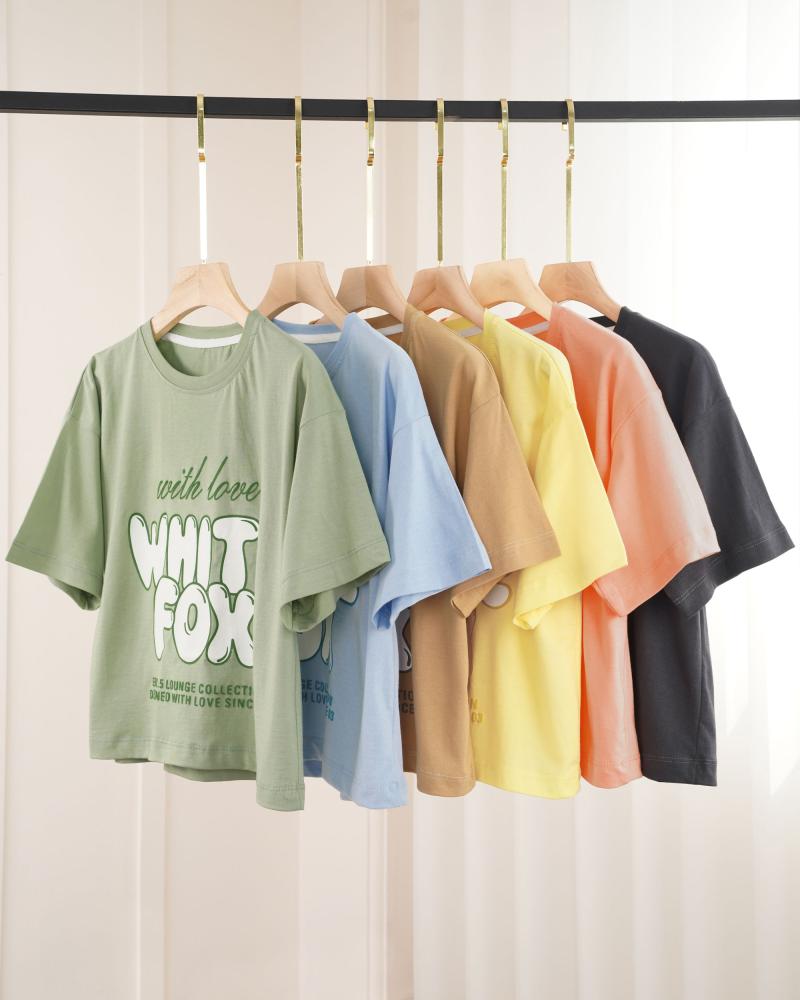 تیشرت رنگی White fox کد 27922