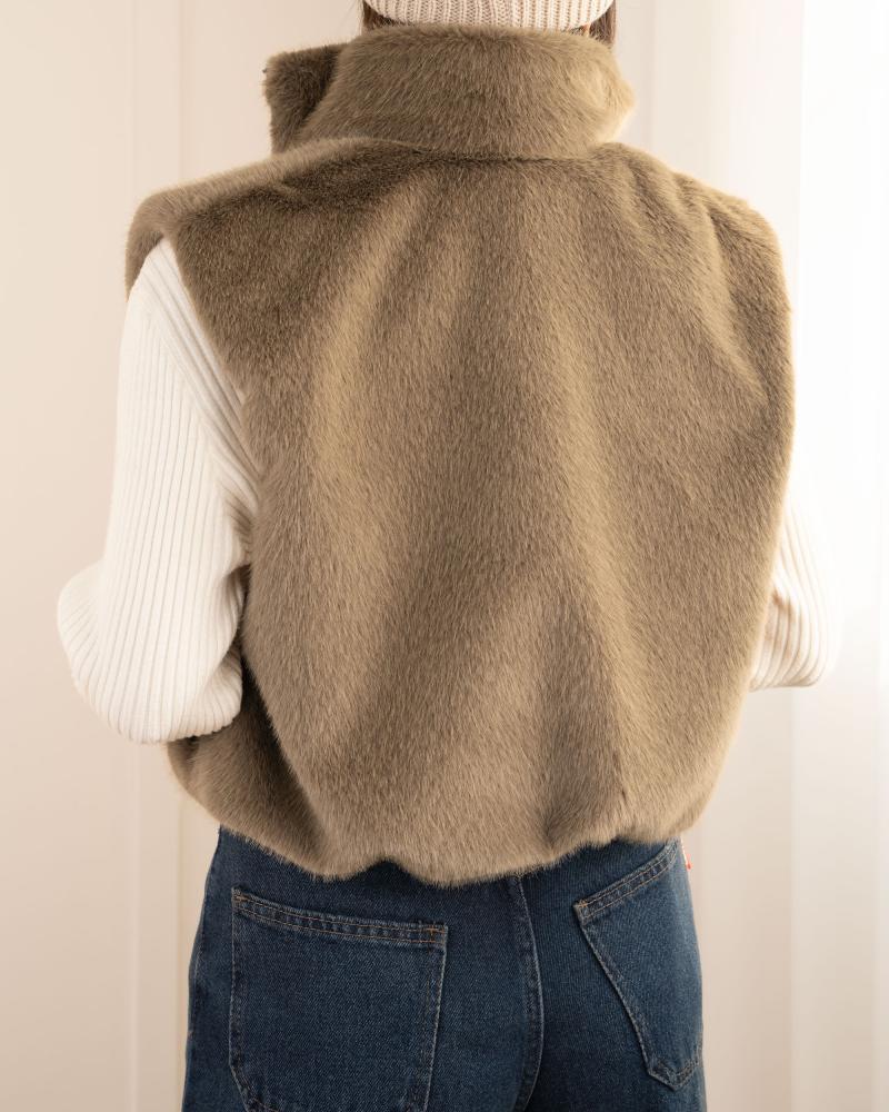 وست خز ساده نسکافه ای کد 26903