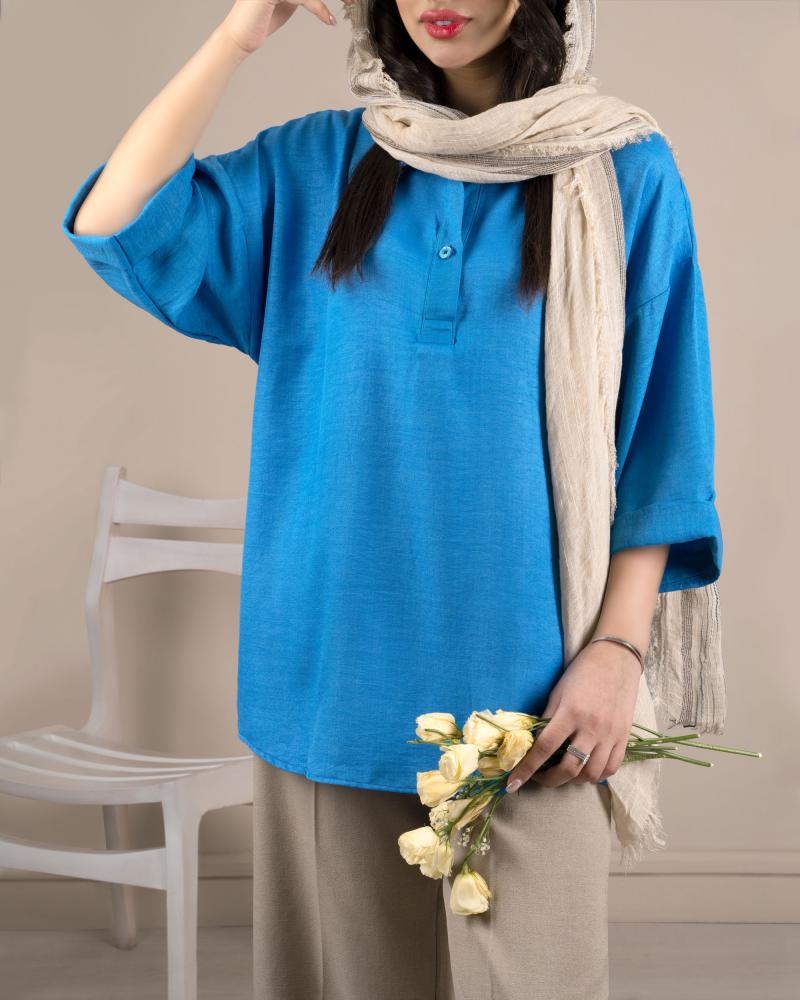 تونیک مانتویی آسمان کد 24210