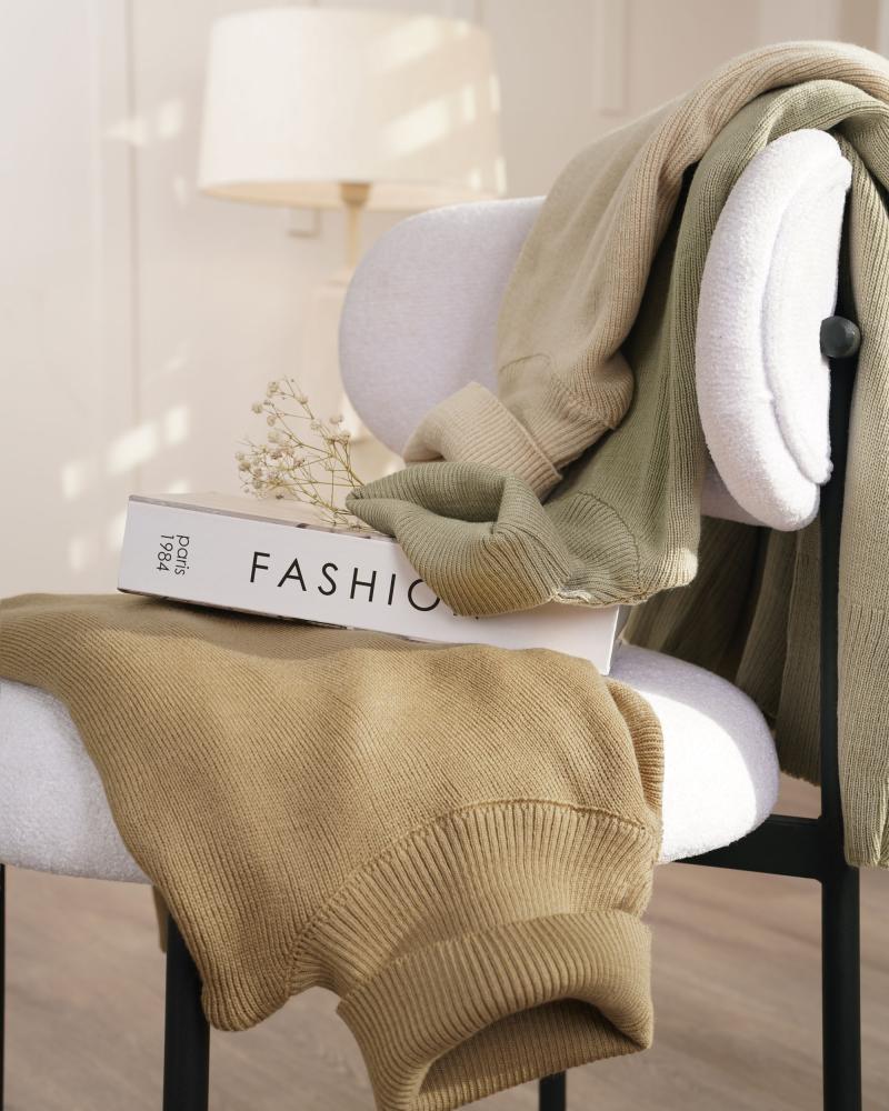 بافت لش ساده یقه اسکی کد 26068