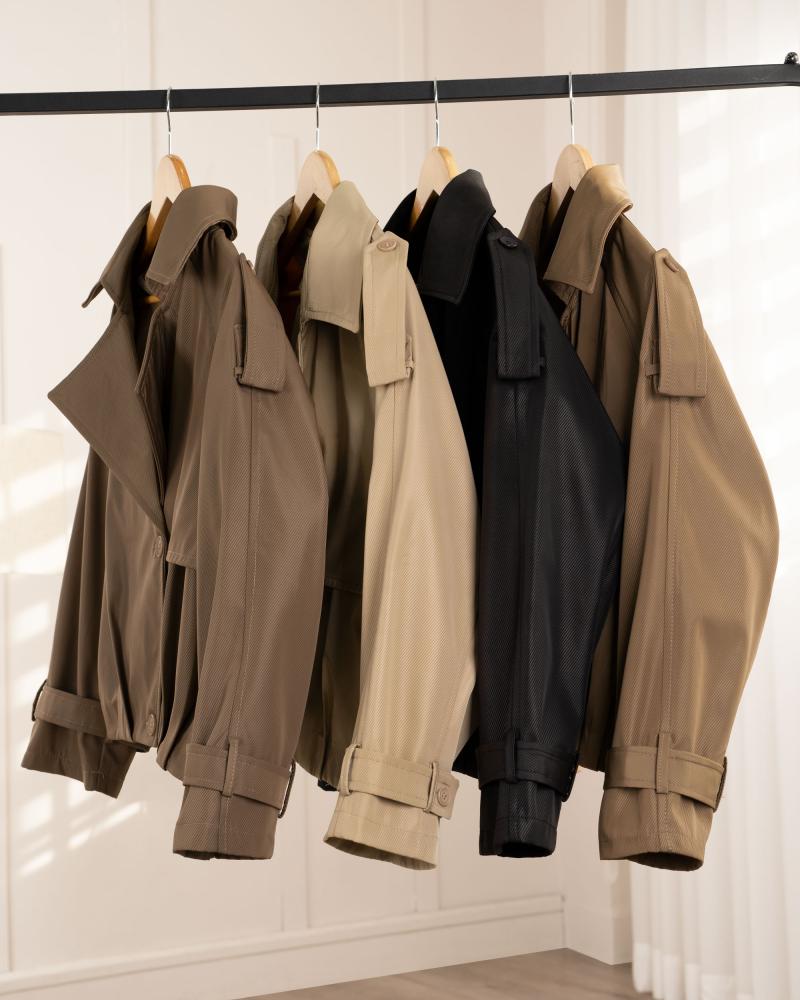 ترنچ کت سانتانا کد 26056