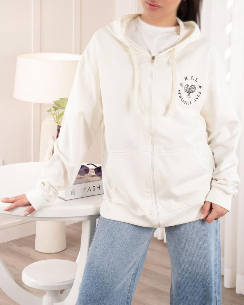 سویشرت دورس سفید دیبا کد 26065