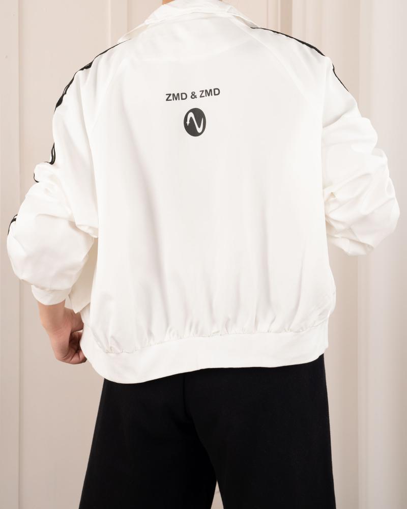 سویشرت بارانی سفید کد 26955