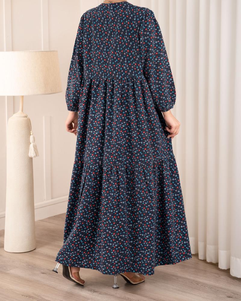 پیراهن گلدار سلنا کد 26971