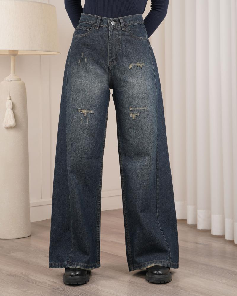 شلوار جین شافل بگ آوین کد 2590