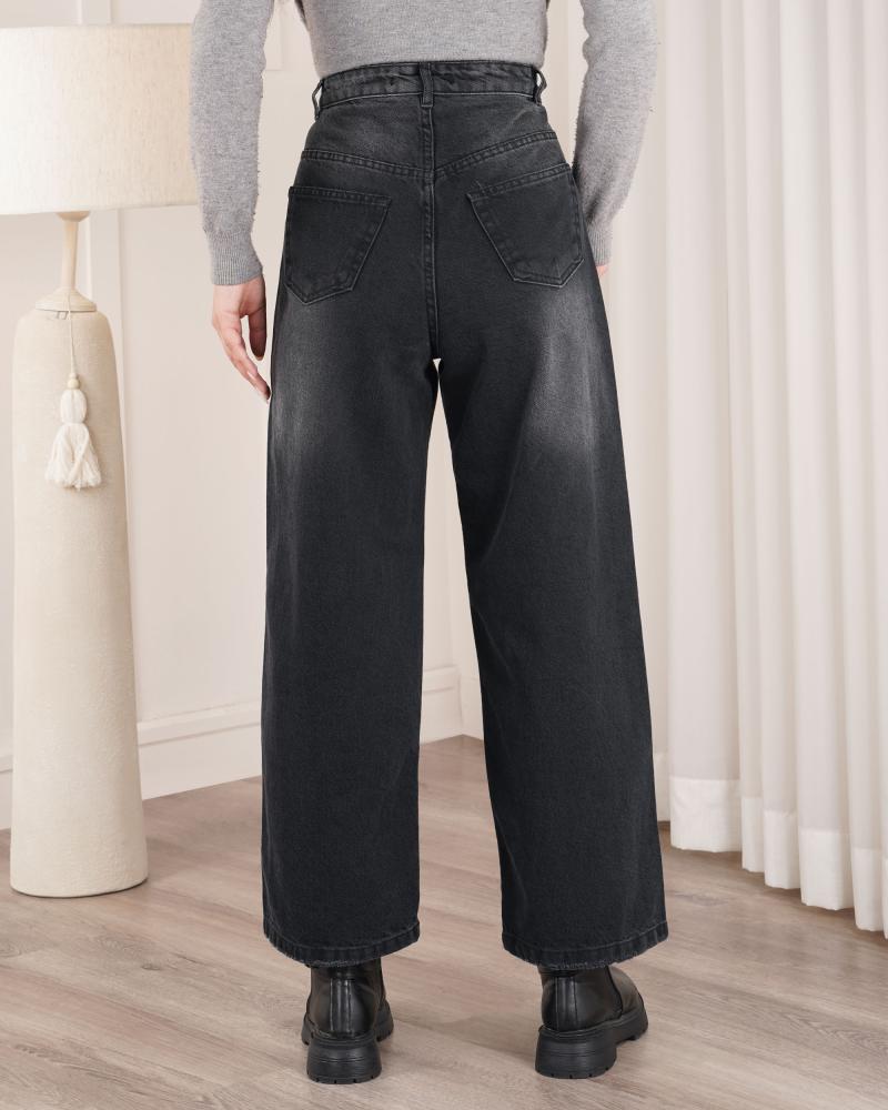 شلوار جین واید لگ دنیا کد 40474