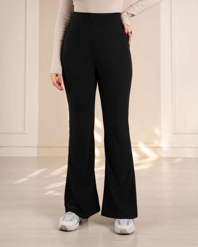 لگ بوت کات ورزشی مشکی کد 6074