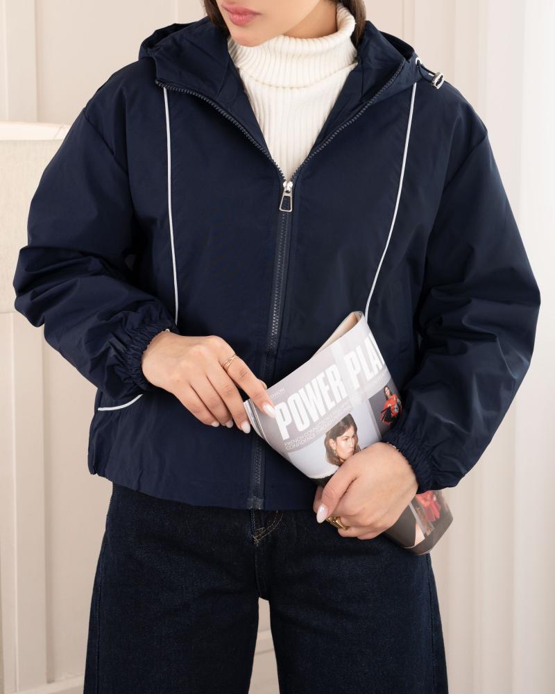 بامبر بارانی سرمه ای کد 27004