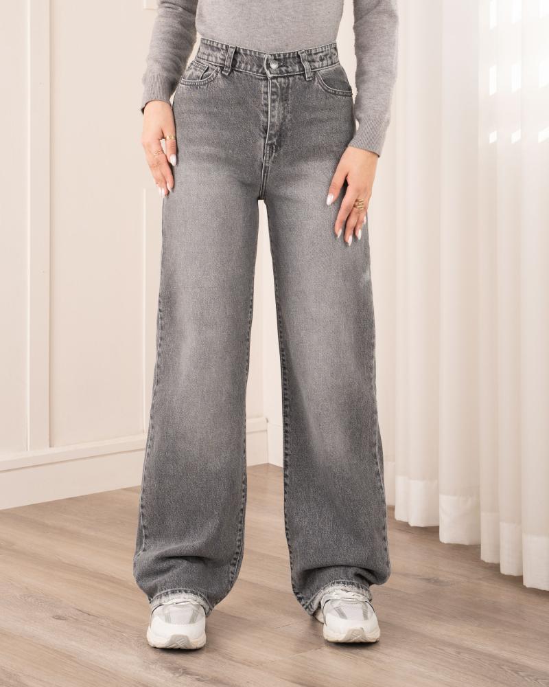 شلوار جین نیم بگ دنیز کد 40653