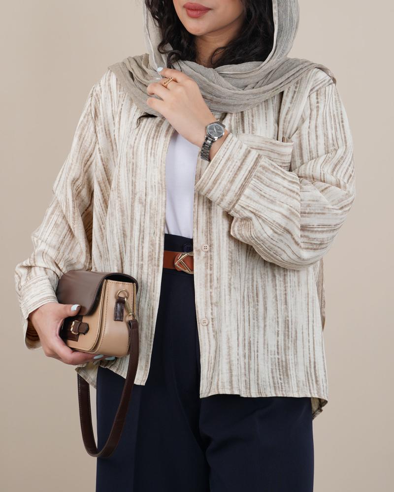 شومیز باکسی آسمان کد 23485