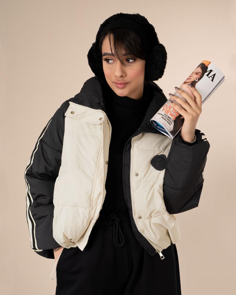 کاپشن یقه ایستاده اورجینال کد 26183