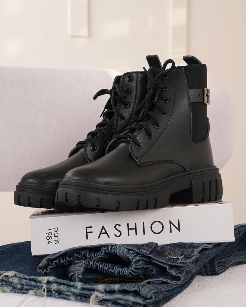 بوت زنانه مشکی تینا کد 26191