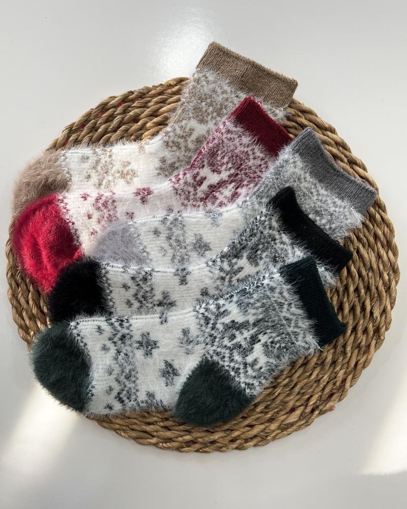 جوراب موهر طرحدار ( کودک ) کد 26508