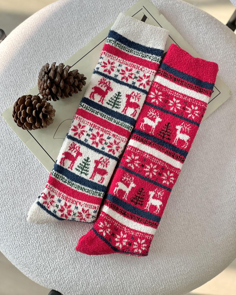 جوراب حوله ای ساق بلند کد 26537