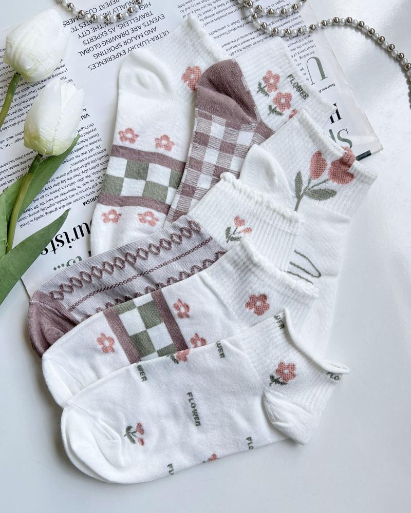 جوراب مچی flower کد 28942