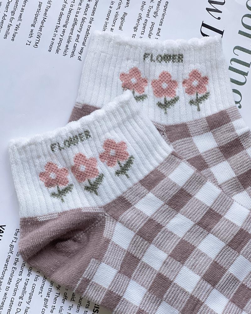 جوراب مچی flower کد 28942
